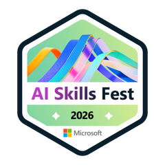 Microsoft AI Skills Fest 2026 badge